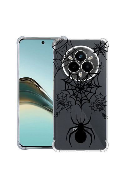 bestcase ® Anit Shock Case For Realme 14 Pro Plus, Spider Web, 1997763 AS 1036