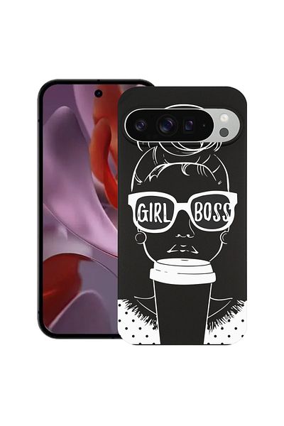 bestcase ® Slim Silicon Case For Google Pixel 10 / Pixel 10 Pro, Girl Boss, 2030992 B 1808
