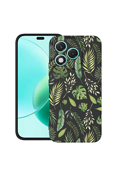 bestcase Carcasă subțire din silicon pentru Honor 400 Lite, frunze verzi, 202...