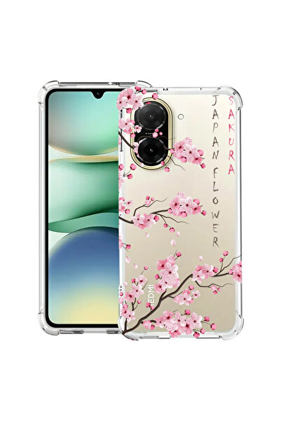 bestcase Husa Anit Shock pentru Xiaomi Redmi A5, Flori de cireș, 2030996 AS 1834