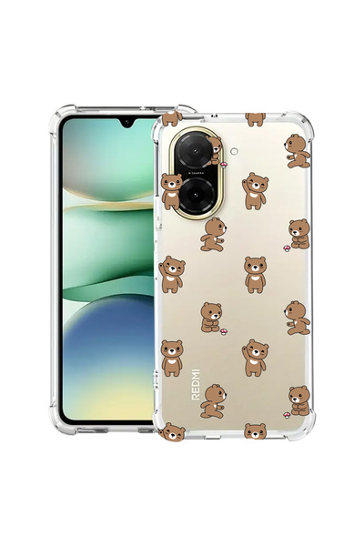 bestcase Husa Anit Shock pentru Xiaomi Redmi A5, model ursuleț de pluș, 20309...