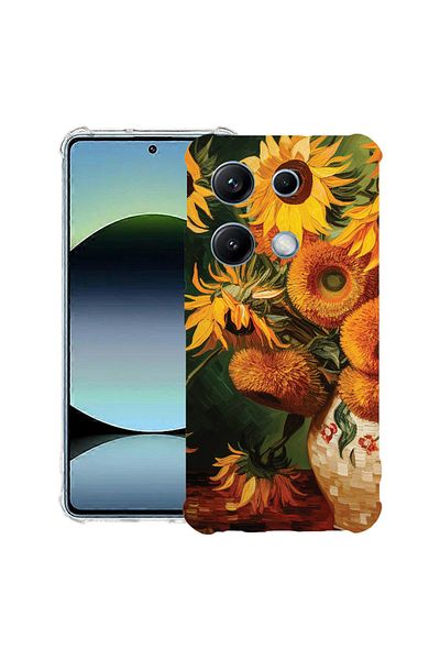 bestcase ® Anit Shock Case For Xiaomi Redmi Note 14S, Sunflower Painting, 1997762 AS 1272