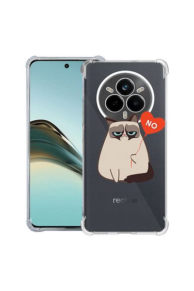 bestcase ® Anit Shock Case For Realme 14 Pro Plus, Meme - Grumpy Says No, 1997763 AS 657