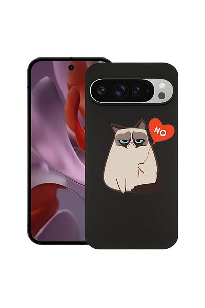 bestcase ® Slim Silicon Case For Google Pixel 10 / Pixel 10 Pro, Meme - Grumpy Says No, 2030992 B 657