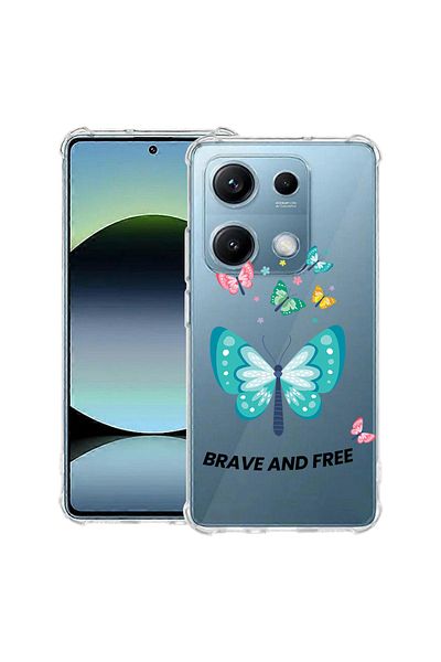 bestcase ® Anit Shock Case For Xiaomi Redmi Note 14S, Butterflies, 1997762 AS 1847