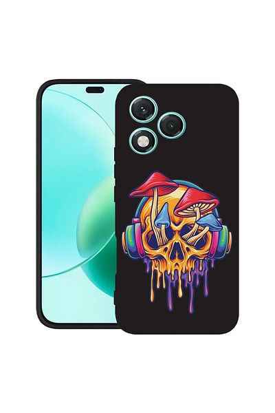 bestcase ® Slim Silicon Case For Honor 400 Lite, Skull Mushroom, 2022870 B 1812