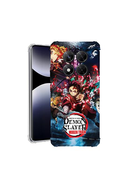 bestcase ® Anit Shock Case For Xiaomi Redmi Note 14 Pro 4G, Demon Slayer, 1997764 AS 1702