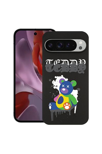 bestcase ® Slim Silicon Case For Google Pixel 10 Pro XL, Teddy Bear Pastel Colors, 2036426 B 1567