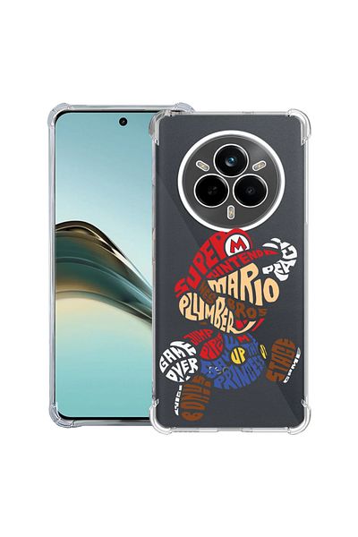 bestcase ® Anit Shock Case For Realme 14 Pro Plus, Calligraphy Super Mario, 1997763 AS 1524