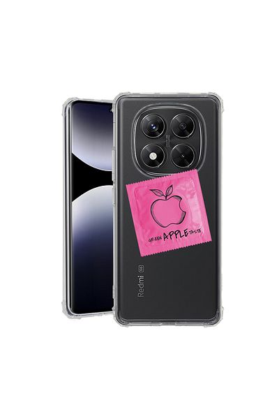 bestcase ® Anit Shock Case For Xiaomi Redmi Note 14 Pro 4G, Apple taste pink, 1997764 AS 1456