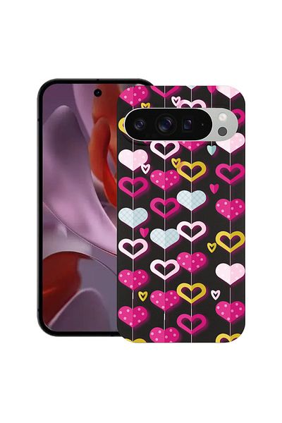 bestcase ® Slim Silicon Case For Google Pixel 10 / Pixel 10 Pro, Lovely Hearts, 2030992 B 185