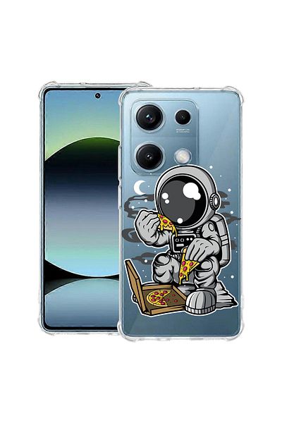 bestcase ® Anit Shock Case For Xiaomi Redmi Note 14S, Astronaut Pizza, 1997762 AS 1004