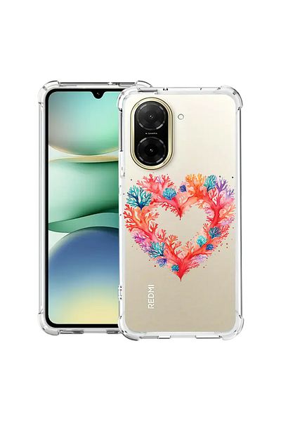 bestcase ® Anit Shock Case For Xiaomi Redmi A5, Coral Heart, 2030996 AS 1599