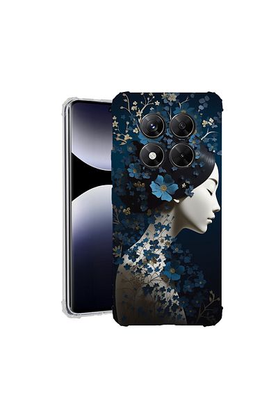 bestcase ® Anit Shock Case For Xiaomi Redmi Note 14 Pro 4G, Thinking Girl, 1997764 AS 1157