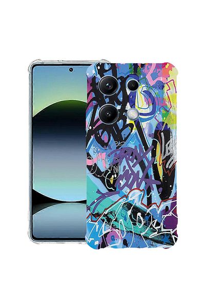 bestcase ® Anit Shock Case For Xiaomi Redmi Note 14S, Graffiti, 1997762 AS 1184