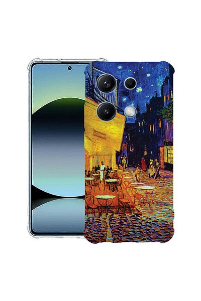 bestcase ® Anit Shock Case For Xiaomi Redmi Note 14S, Van Gogh Café terrace at night, 1997762 AS 1283