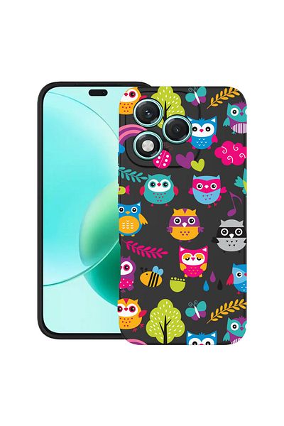 bestcase ® Slim Silicon Case For Honor 400 Lite, Owl, 2022870 B 43