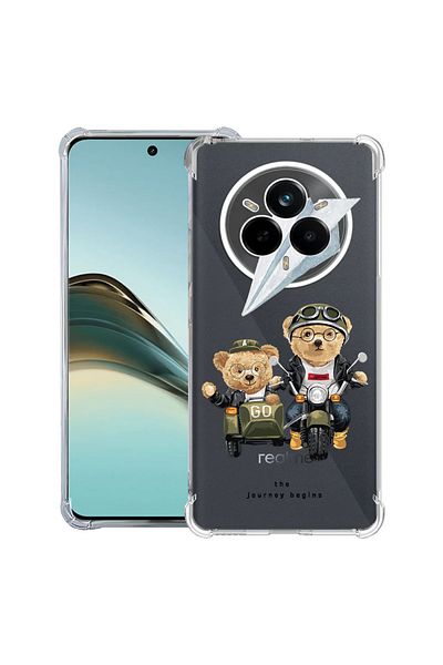 bestcase ® Anit Shock Case For Realme 14 Pro Plus, Teddy On The Road, 1997763 AS 932