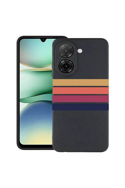 bestcase ® Slim Silicon Case For Xiaomi Redmi A5, Retro Lines, 2030991 B 1479