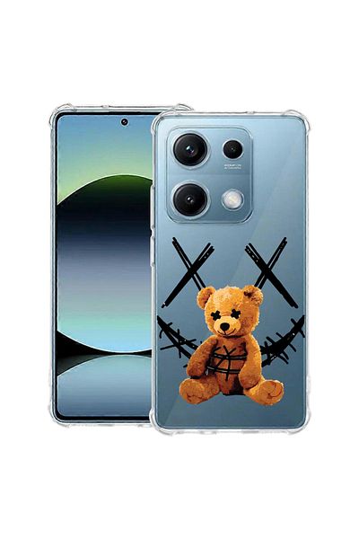 bestcase ® Anit Shock Case For Xiaomi Redmi Note 14S, Teddy Bear Smile, 1997762 AS 982