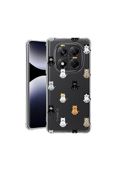bestcase ® Anit Shock Case For Xiaomi Redmi Note 14 Pro 4G, Cat Pattern, 1997764 AS 1027