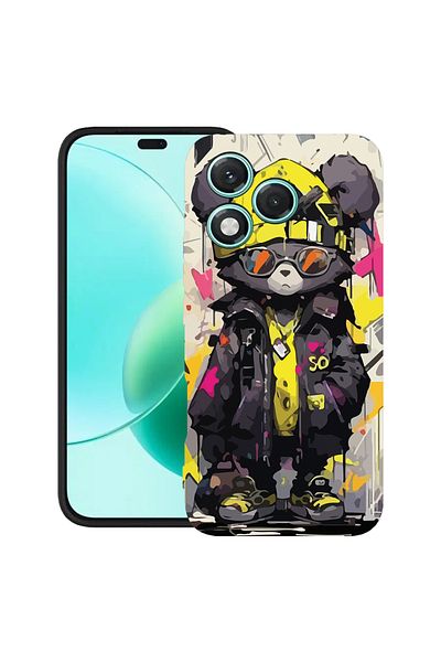 bestcase ® Slim Silicon Case For Honor 400 Lite, Teddy Bear Pastel colors, 2022870 B 1465