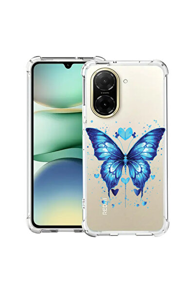 bestcase ® Θήκη Anit Shock για Xiaomi Redmi A5, Μπλε Πεταλούδα, 2030996 AS 1586