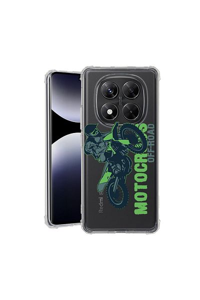 bestcase ® Anit Shock Case For Xiaomi Redmi Note 14 Pro 4G, Motocross, 1997764 AS 819