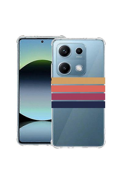 bestcase ® Anit Shock Case For Xiaomi Redmi Note 14S, Retro Lines, 1997762 AS 1479