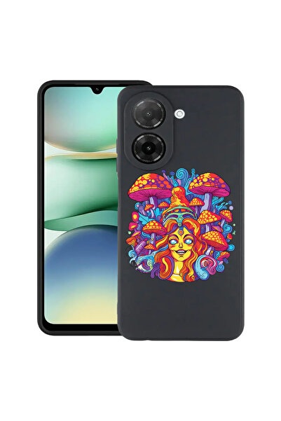 bestcase ® Тънък силиконов калъф за Xiaomi Redmi A5, Цветове на мечтите Гъби,...