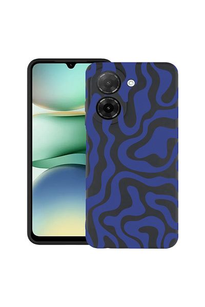 bestcase ® Slim Silicon Case For Xiaomi Redmi A5, Blue Abstract Line, 2030991 B 1477