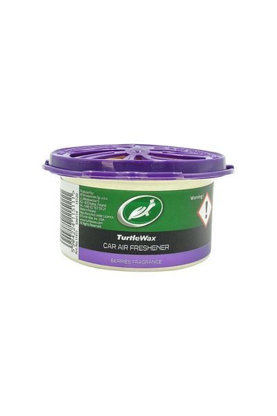 Turtle Wax Car Air Freshener – Berry Fragrance, Spill-Proof Can, 40g, For Dashboard & Cup Holder