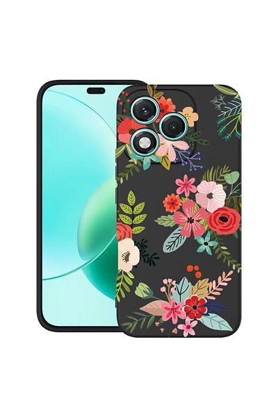 bestcase ® Slim Silicon Case For Honor 400 Lite, Flowers, 2022870 B 630