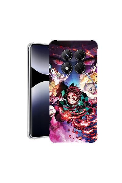 bestcase ® Anit Shock Case For Xiaomi Redmi Note 14 Pro 4G, Demon Slayer, 1997764 AS 1701