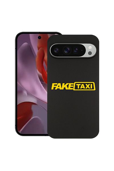 bestcase ® Slim Silicon Case For Google Pixel 10 / Pixel 10 Pro, Fake Taxi, 2030992 B 1793