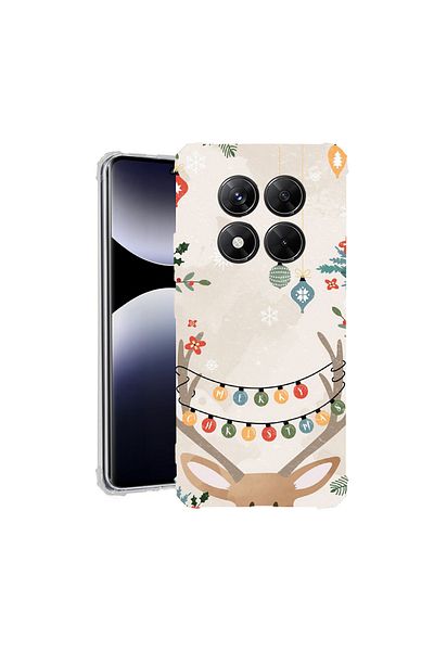 bestcase ® Anit Shock Case For Xiaomi Redmi Note 14 Pro 4G, Xmas Reindeer, 1997764 AS 1369