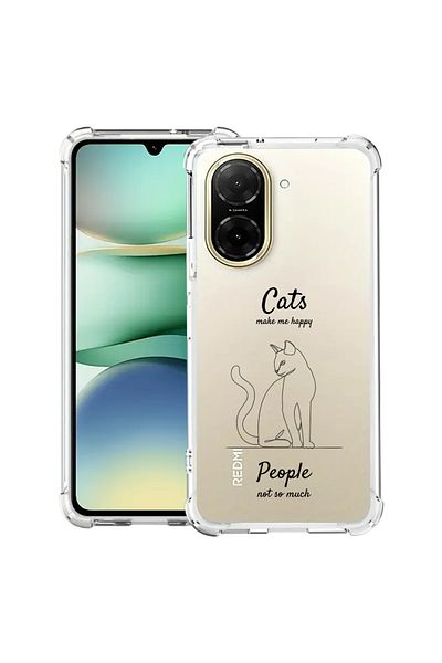 bestcase ® Anit Shock Case For Xiaomi Redmi A5, Cats Make Me Happy, 2030996 AS 1881