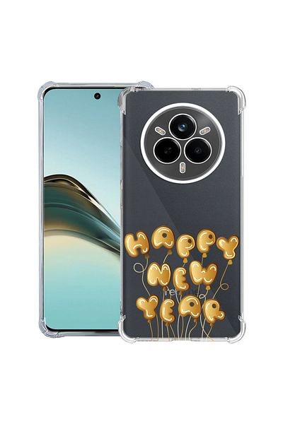 bestcase ® Anit Shock Case For Realme 14 Pro Plus, Happy New Year, 1997763 AS 1826