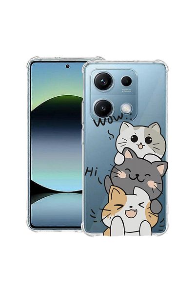 bestcase ® Anit Shock Case For Xiaomi Redmi Note 14S, Cat Wow, 1997762 AS 1855