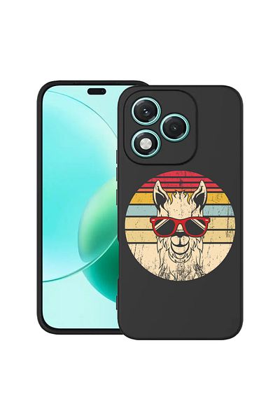 bestcase ® Slim Silicon Case For Honor 400 Lite, Oldschool LLama, 2022870 B 1818