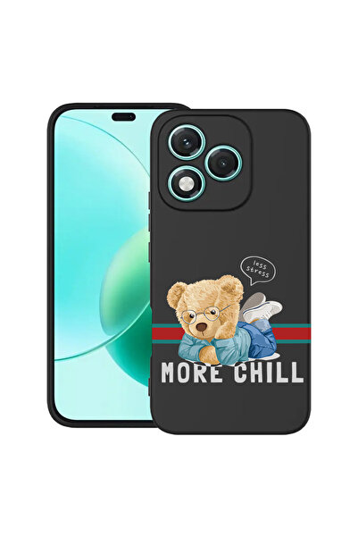 bestcase Husă subțire din silicon pentru Honor 400 Lite, More Chill Teddy Bea...