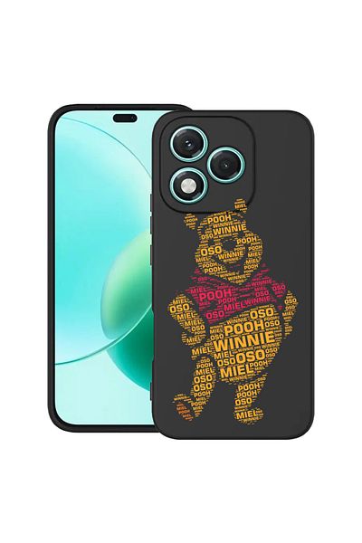 bestcase ® Slim Silicon Case For Honor 400 Lite, Calligraphy Pooh, 2022870 B 1541