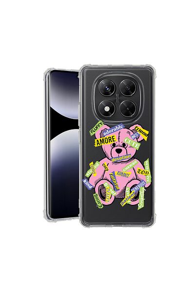bestcase ® Anit Shock Case For Xiaomi Redmi Note 14 Pro 4G, Teddy Bear Amour, 1997764 AS 1547