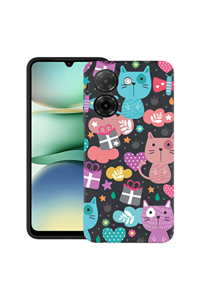 bestcase ® Carcasă subțire din silicon pentru Xiaomi Redmi A5, Pisică drăguță...
