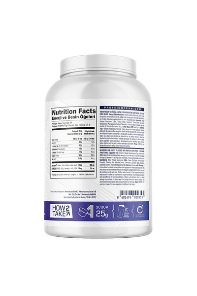 Proteinocean Whey Blueberry Muffin - 1.6 kg - 64 Servings