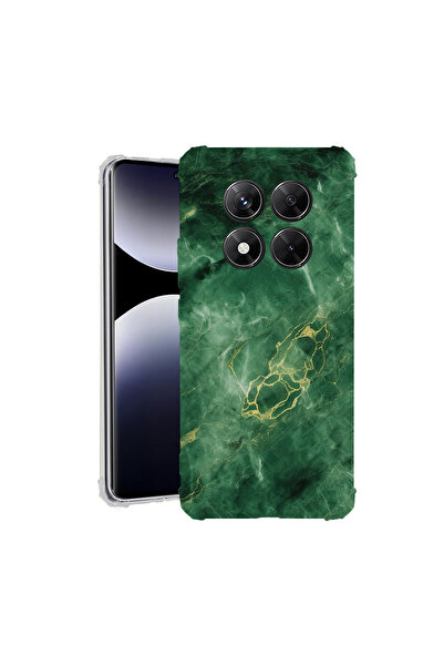 bestcase Θήκη Anit Shock® για Xiaomi Redmi Note 14 Pro 4G, Πράσινο Μάρμαρο, 1...