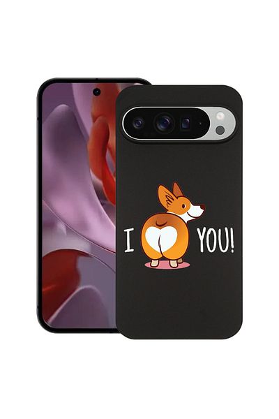 bestcase ® Slim Silicon Case For Google Pixel 10 Pro XL, Sweet doggy Emoji, 2036426 B 593