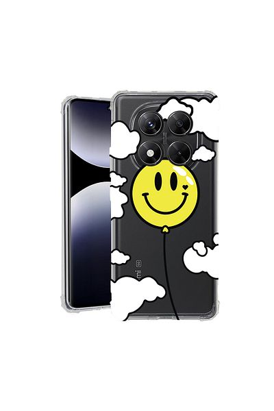 bestcase ® Anit Shock Case For Xiaomi Redmi Note 14 Pro 4G, Balloon Smiley, 1997764 AS 957