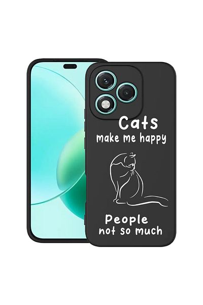 bestcase ® Slim Silicon Case For Honor 400 Lite, Cats And People, 2022870 B 1852