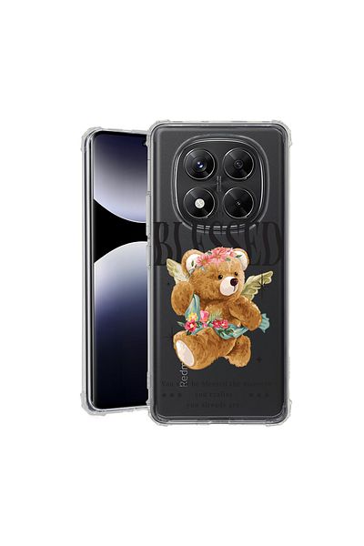bestcase ® Anit Shock Case For Xiaomi Redmi Note 14 Pro 4G, Teddy Bear Blessed, 1997764 AS 1561